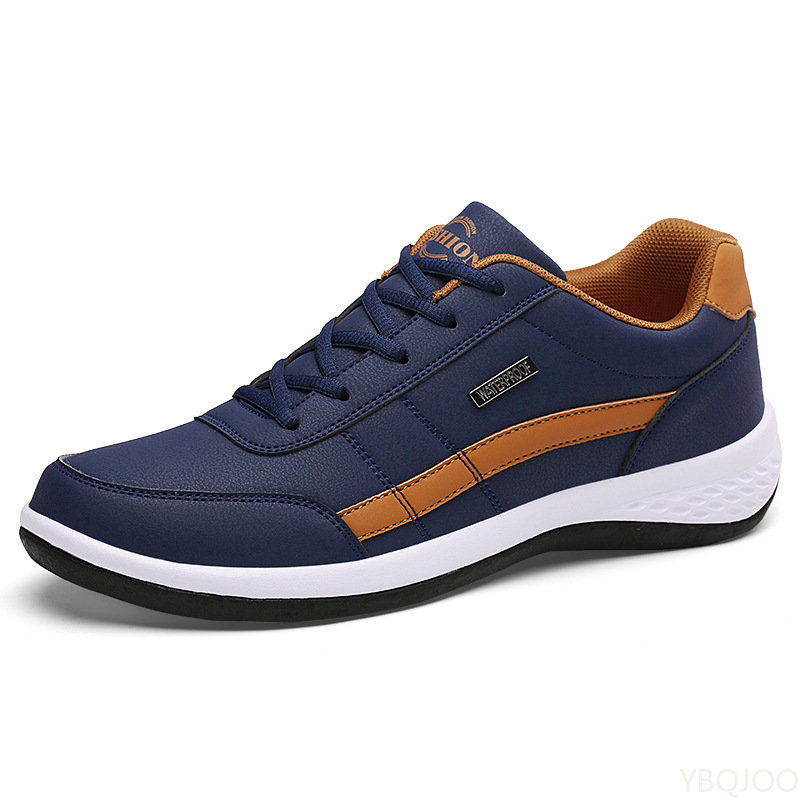 Men Shoes Vans - Обувь Кожаные мужские кроссовки Трендовая повседневная