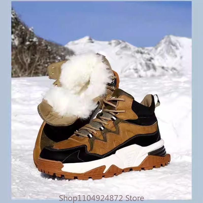 Men'S Shoes Hey Dude - Зимняя теплая шерстяная хлопковая обувь, мужские