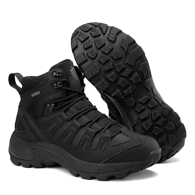 Men'S Shoes No Laces - Мужская армейская обувь, непромокаемые мужские военные