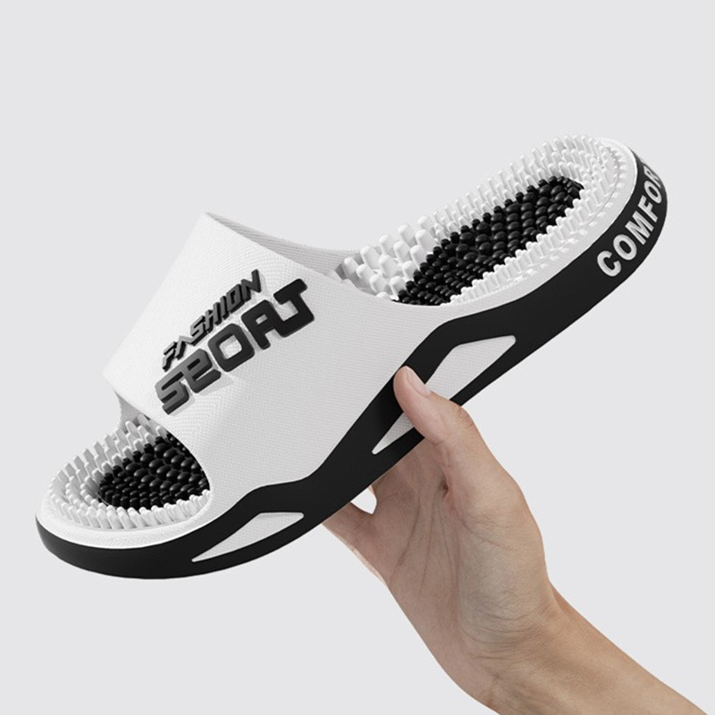 Men'S Shoes Dress Casual - Новые мужские массажные тапочки, летние шлепанцы,