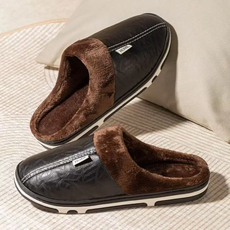 Men'S Shoes Hey Dude - Мужские зимние тапочки больших размеров из