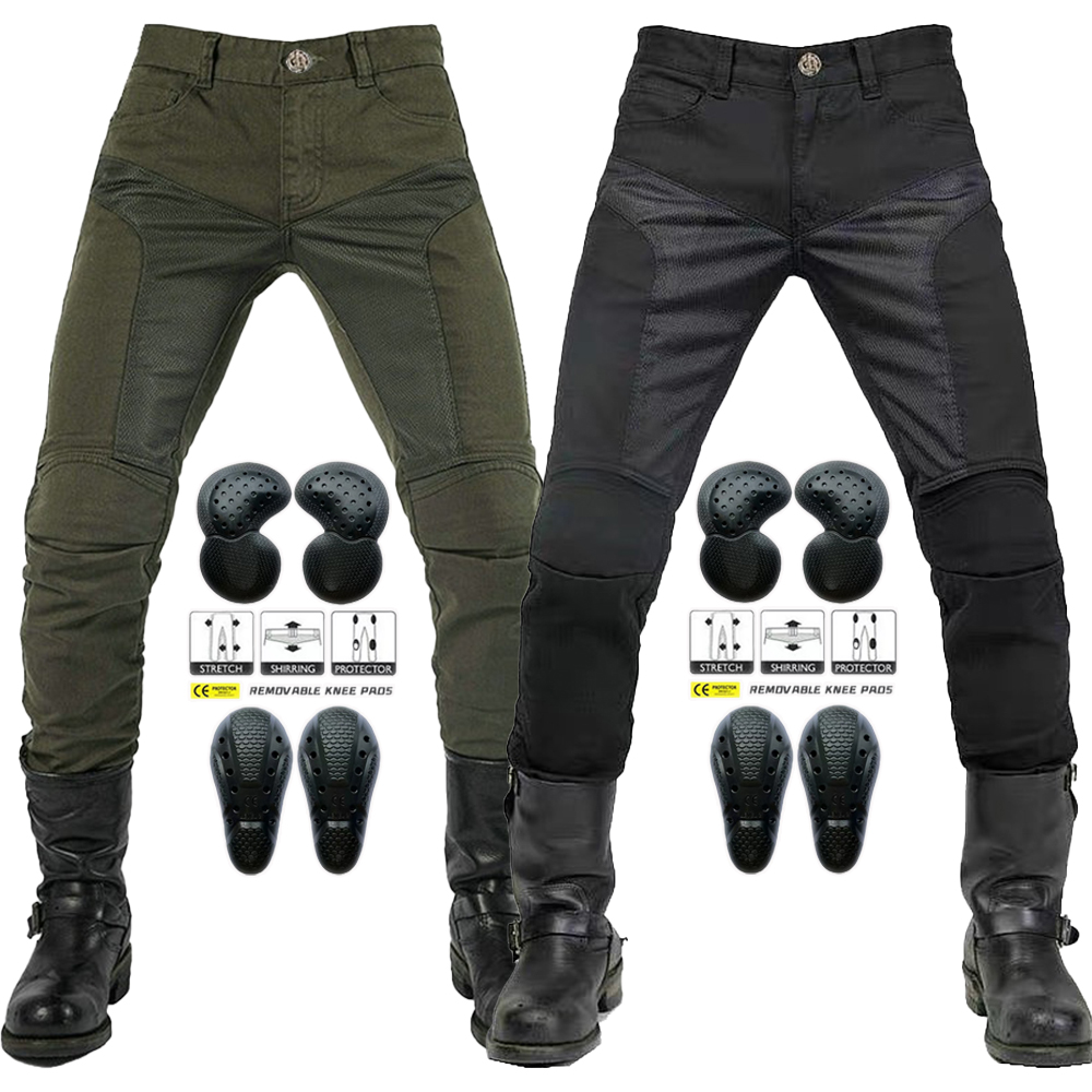 Men'S Shoes With Jeans - Новинка 2023 года, мотоциклетные летние джинсы