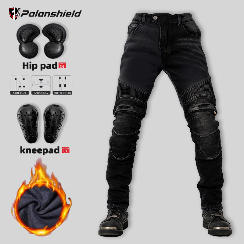 Men'S Shoes With Jeans - Зимние мотоциклетные брюки, теплые мужские кевларовые