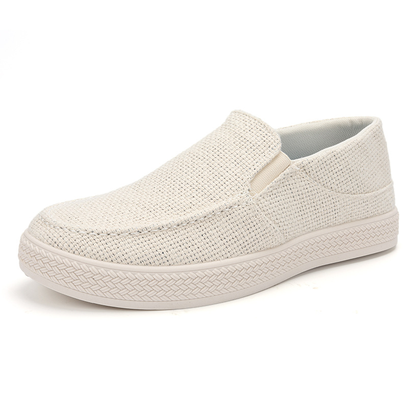 Men'S Shoes Dress Casual - Мужские льняные слипоны с дышащим верхом
