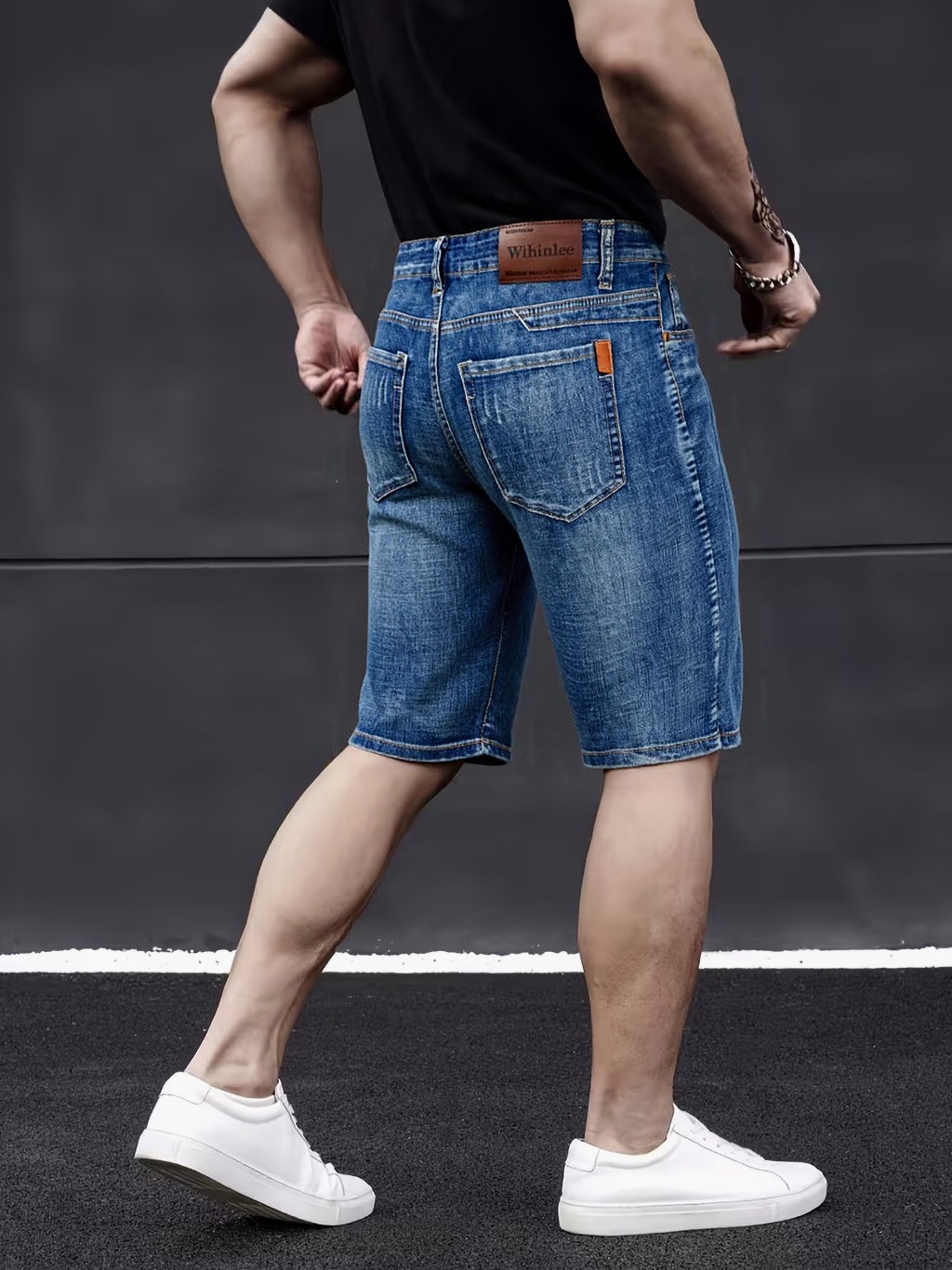 Men'S Shoes With Jeans - Новые мужские джинсовые шорты Wthinlee: повседневные,