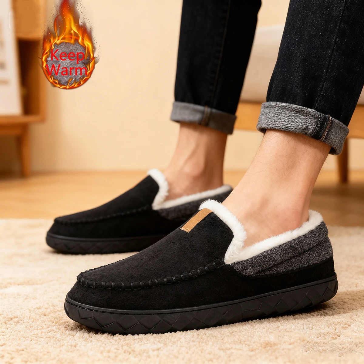 Мужские тапочки для домашнего  – обзор и цена Men'S Shoes With Memory Foam