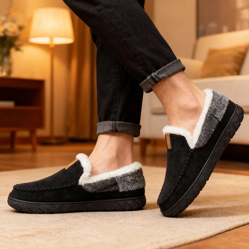 Мужские тапочки для домашнего  – обзор и цена Men'S Shoes With Memory Foam