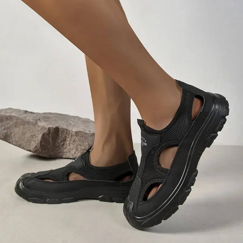 2026 Мужские дышащие сандалии  – обзор и цена Men Shoes On Clearance
