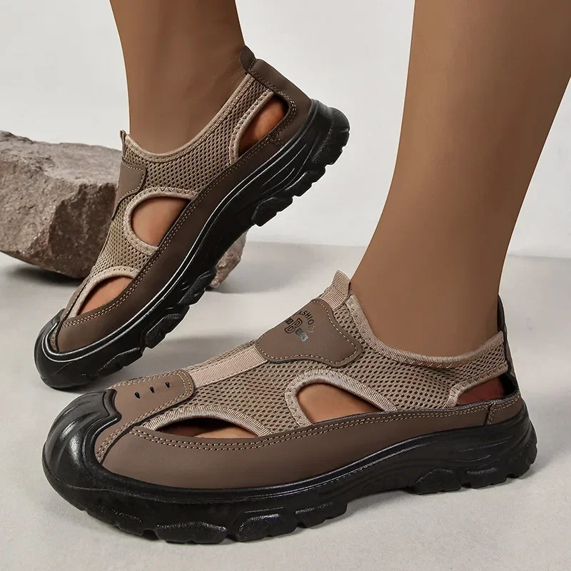 2026 Мужские дышащие сандалии  – обзор и цена Men Shoes On Clearance