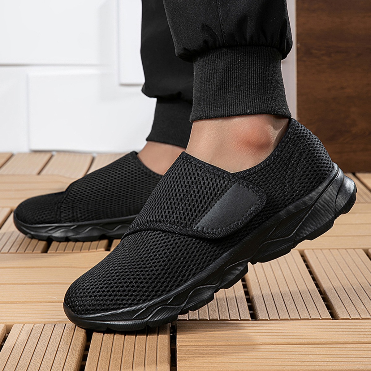 Новые мужские дышащие сетчатые – обзор и цена Men'S Shoes With Velcro