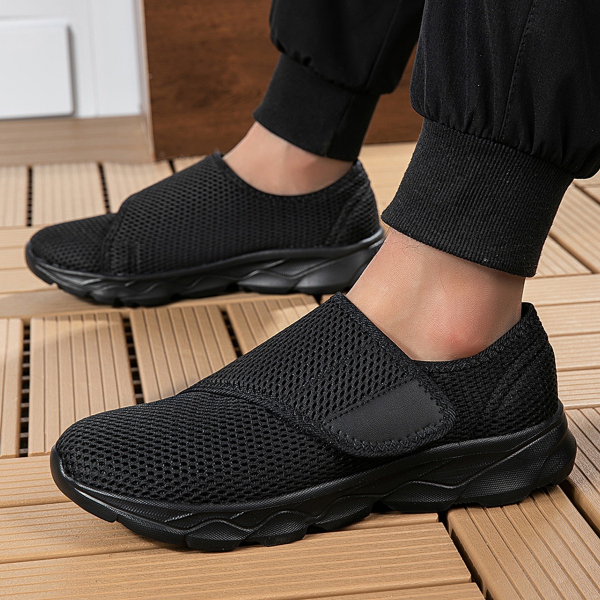 Новые мужские дышащие сетчатые – обзор и цена Men'S Shoes With Velcro