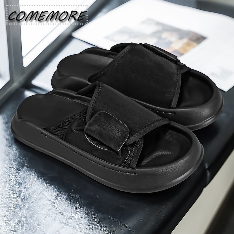 Мужские толстоподошвенные тапо – обзор и цена Men'S Shoes With Velcro