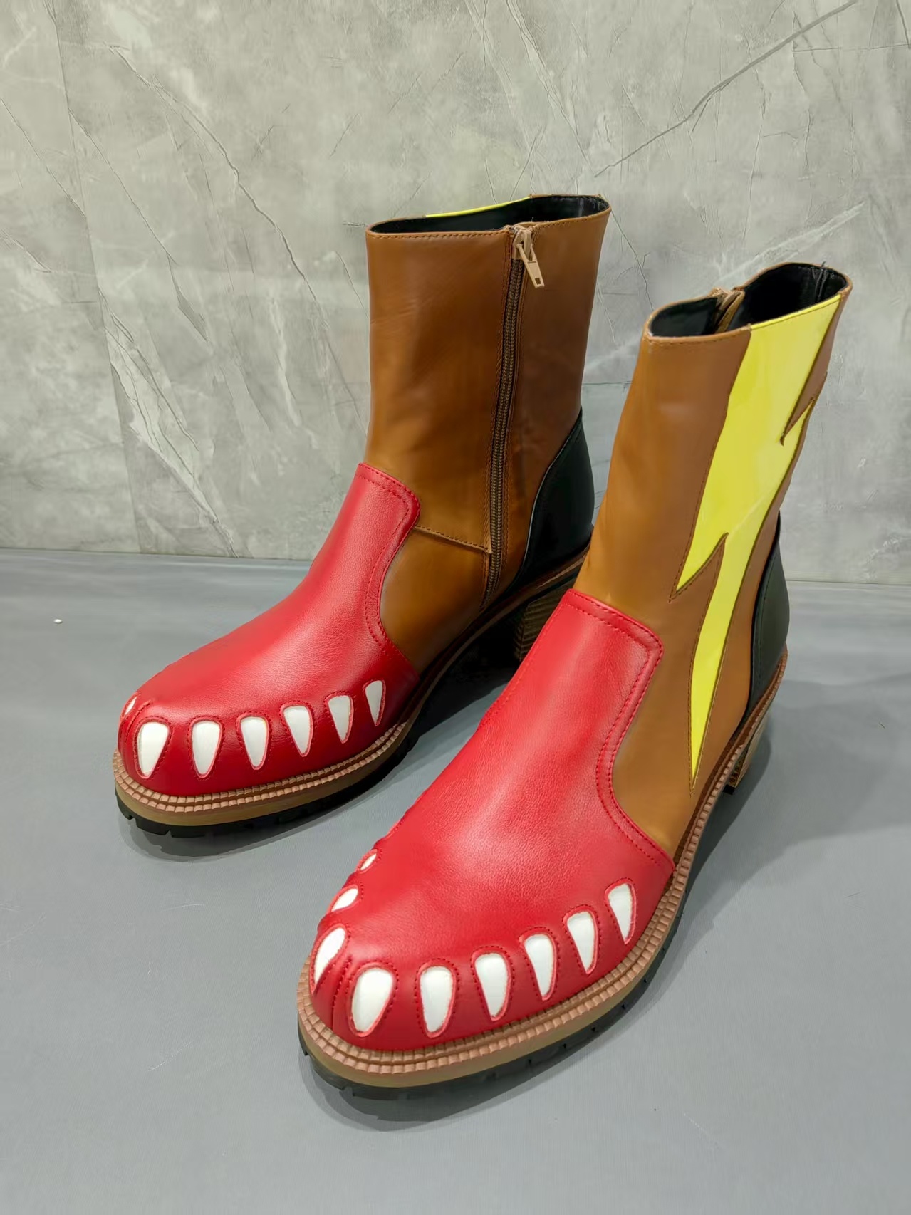 Ботильоны с рисунком змеиной к – обзор и цена Men Shoes Rebel