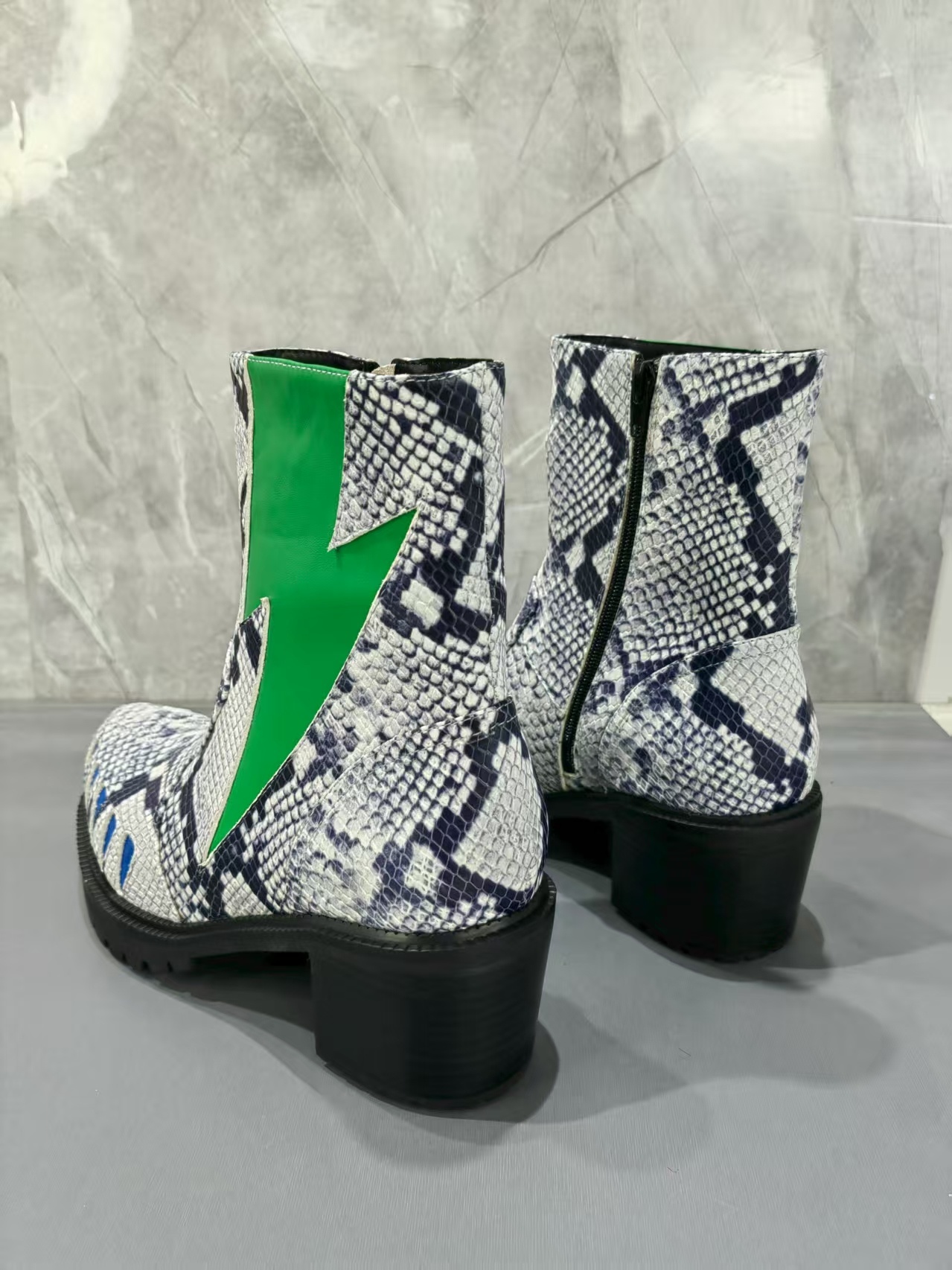 Ботильоны с рисунком змеиной к – обзор и цена Men Shoes Rebel