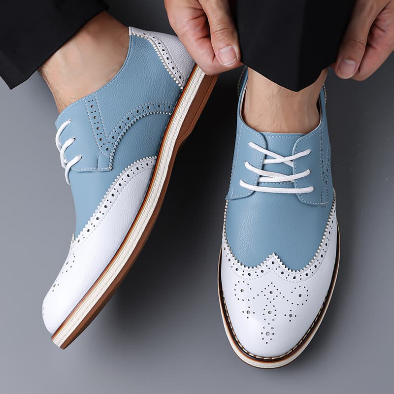 Мужские белые и синие двухцвет – обзор и цена Men'S Shoes Hey Dude