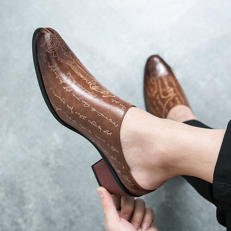 Мужские коричневые кожаные мюл – обзор и цена Men'S Shoes Dress Casual