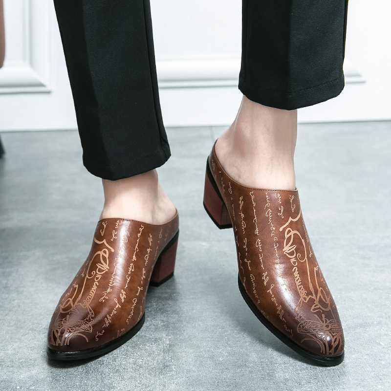 Мужские коричневые кожаные мюл – обзор и цена Men'S Shoes Dress Casual