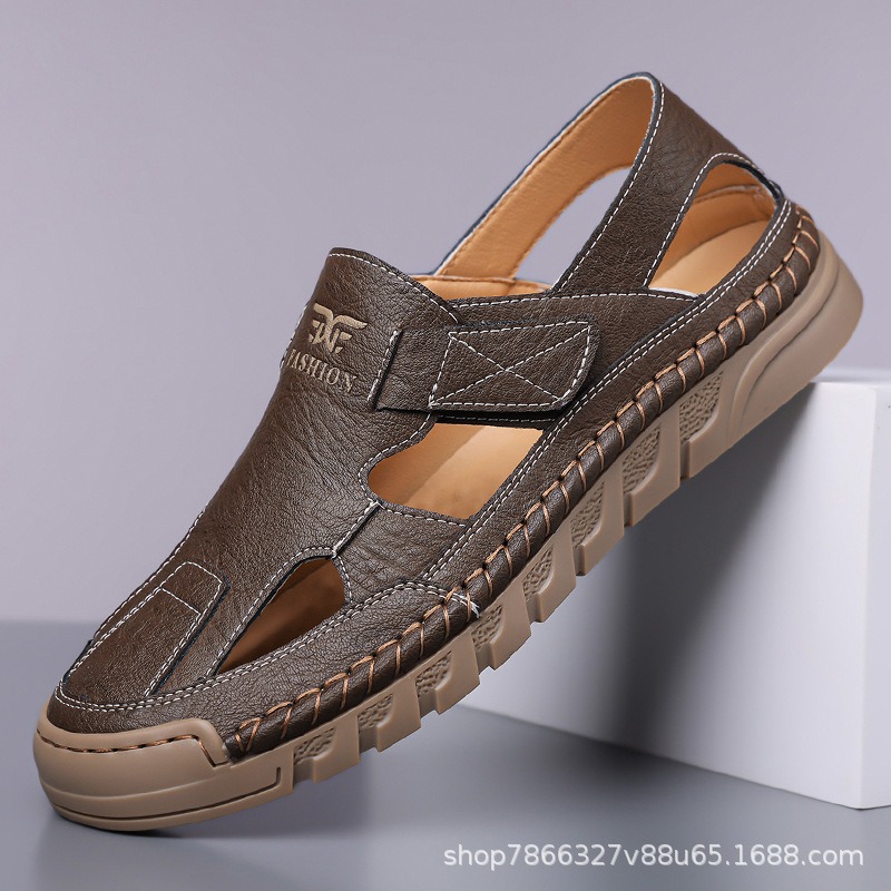 Мужские летние сандалии с перф – обзор и цена Men'S Shoes With Velcro