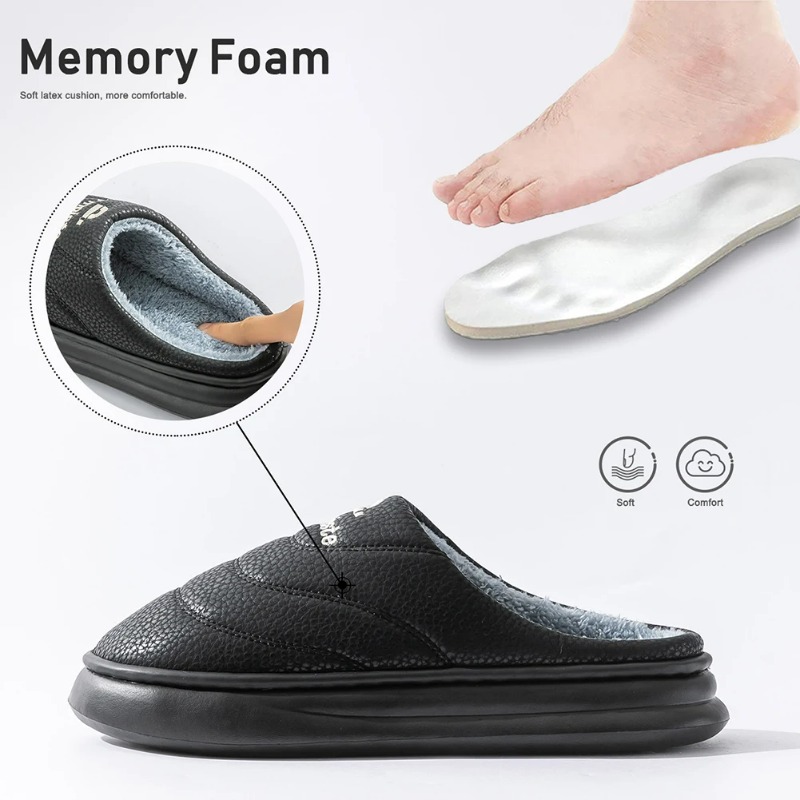 Теплые мужские тапочки из ЭВА  – обзор и цена Men'S Shoes With Memory Foam