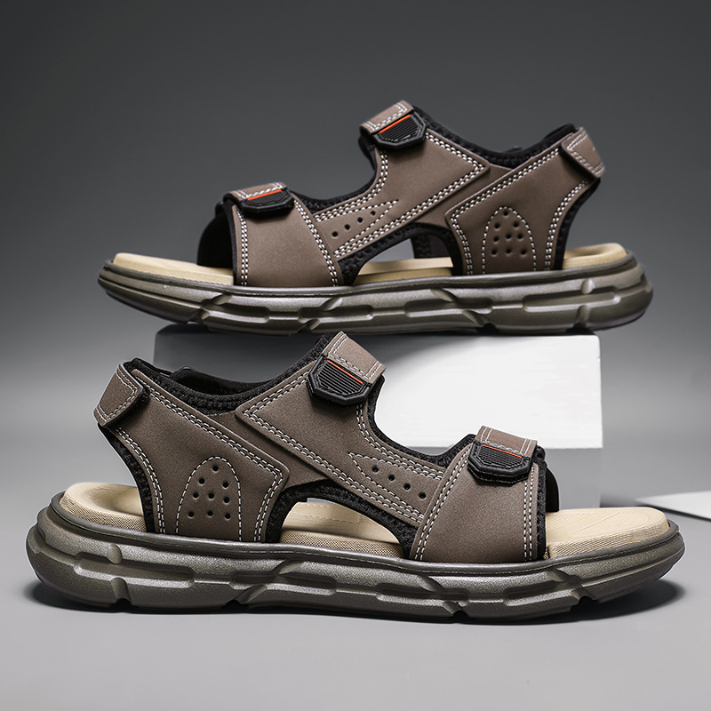 Мужские летние уличные сандали – обзор и цена Men'S Shoes With Velcro