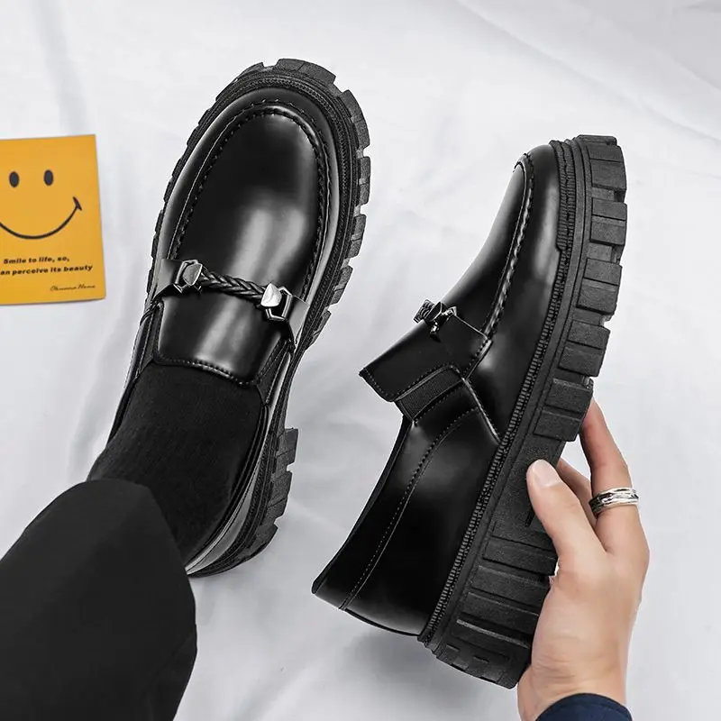 Мужские кожаные лоферы на плат – обзор и цена Men Shoes Prada