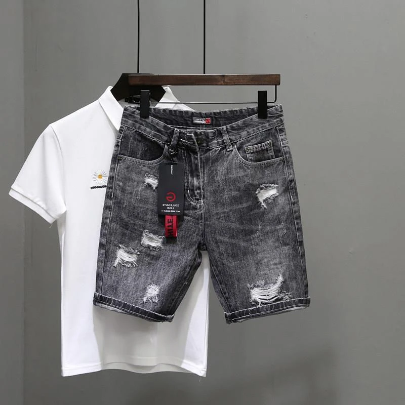 Шорты мужские рваные джинсовые – обзор и цена Men'S Shoes With Jeans